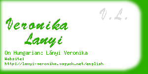 veronika lanyi business card