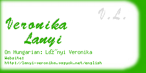 veronika lanyi business card
